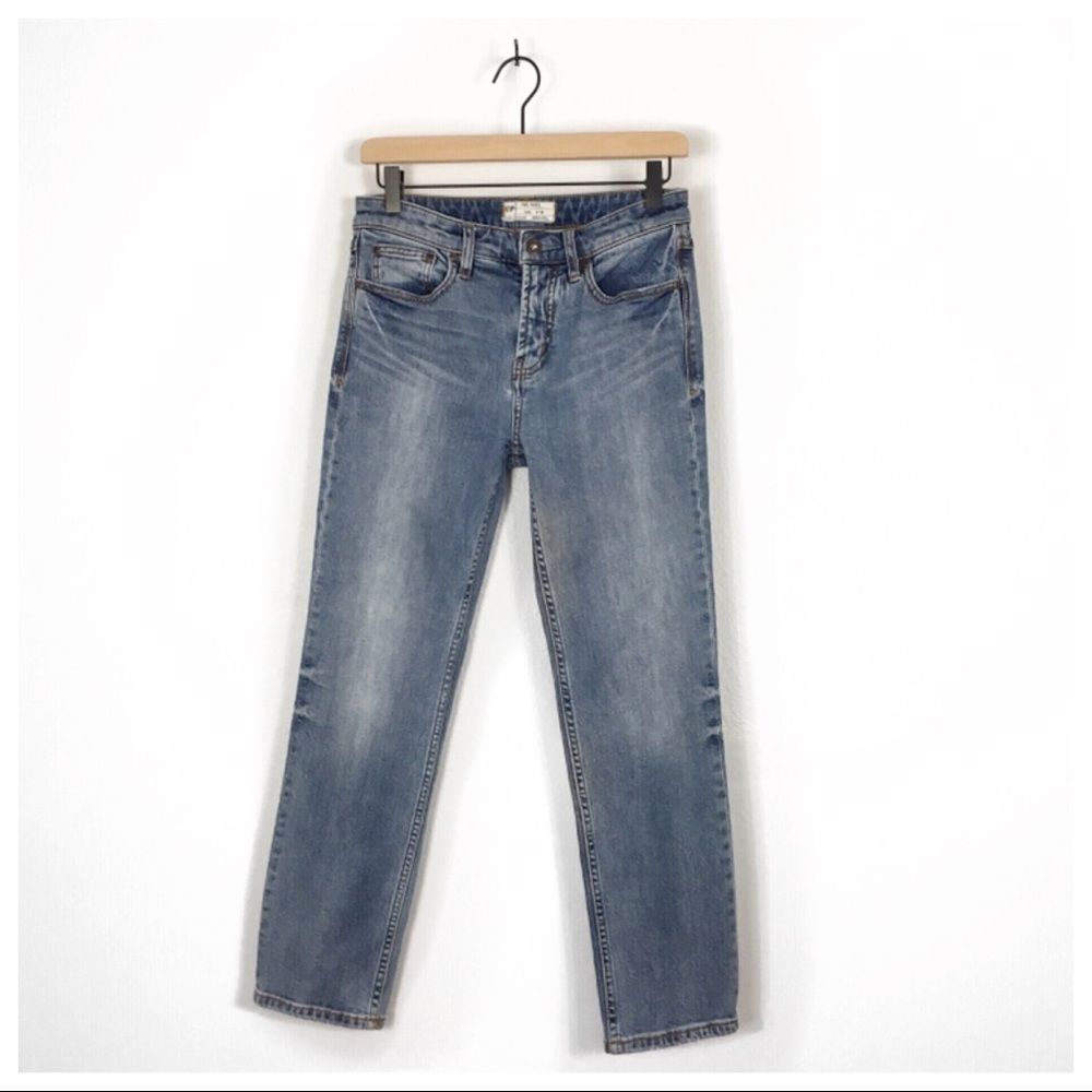Free People Women's Mid-Rise Skinny Jeans Size 26